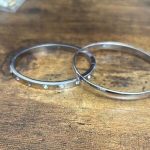 Kate Spade Silver Bracelet Duo